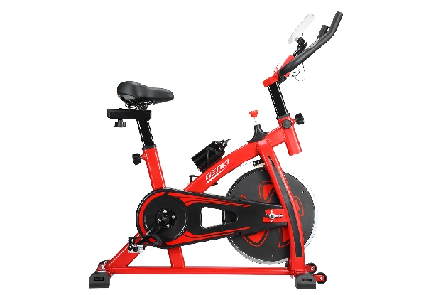Genki Indoor Training Bicycle with LCD Monitor - Two Colours Available
