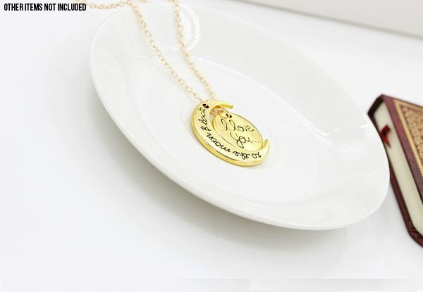 "I Love You to the Moon & Back" Pendant Necklace