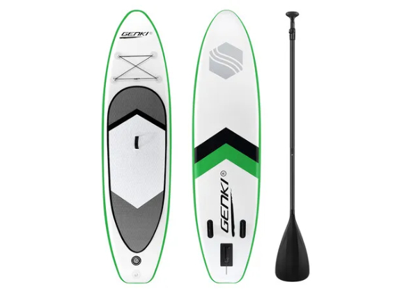Genki SUP Inflatable Paddleboard - Three Colours Available & Option with Seat