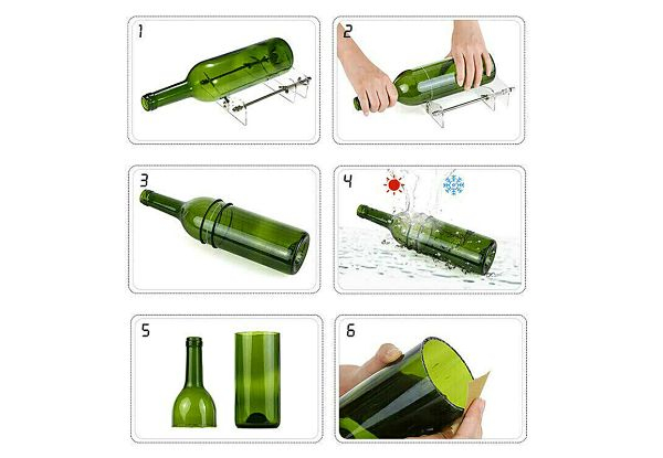 Adjustable Glass Bottle Cutting Tool Set - Option for Two-Pack