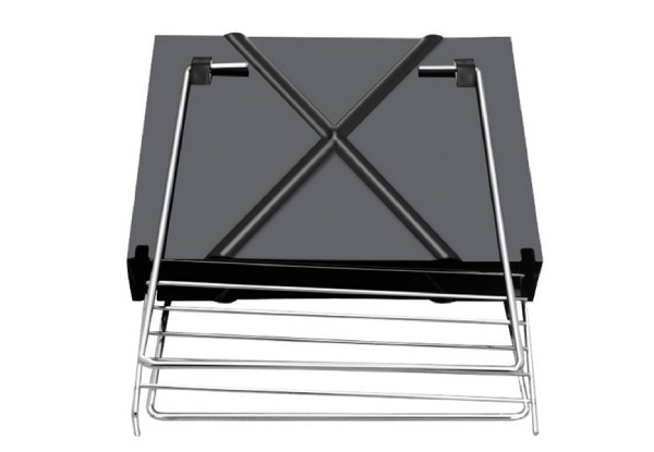 Folding Charcoal Grill - Option to Include an Eight-Pack of BBQ Tools