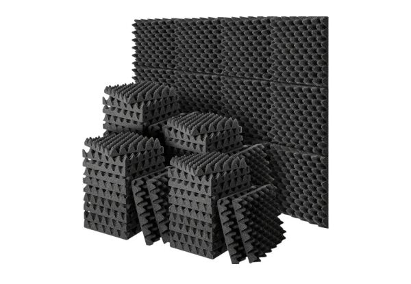 12-Piece Self-Adhesive Acoustic Foam Panel