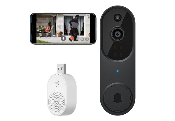 Smart Video Doorbell Camera - Two Colours Available