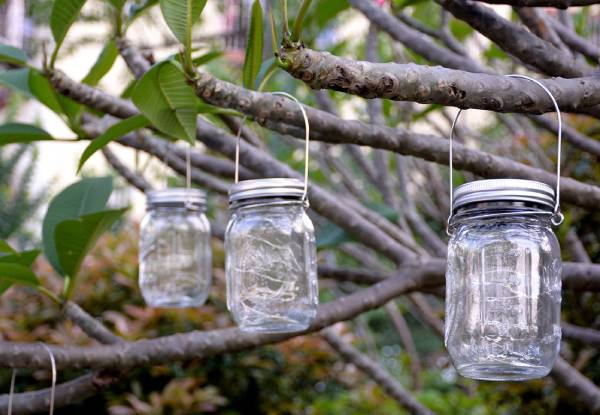 Solar Mason Jar 20 LED Seed Light - Option for Two  or Four Available
