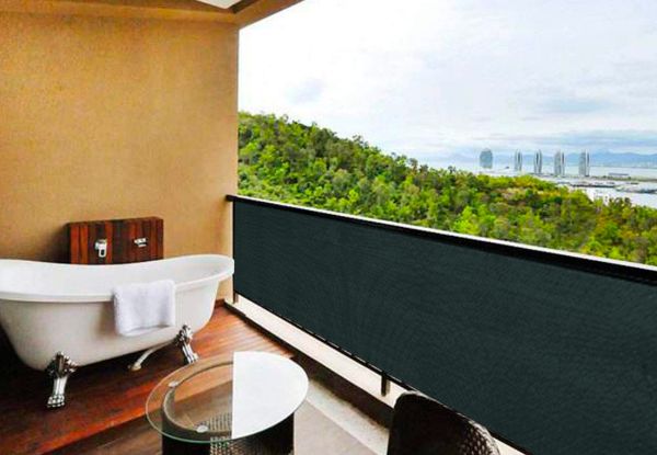 One 6M Mesh Balcony/Garden Wind Shield Screen - Option for 1.5 x 6m Available