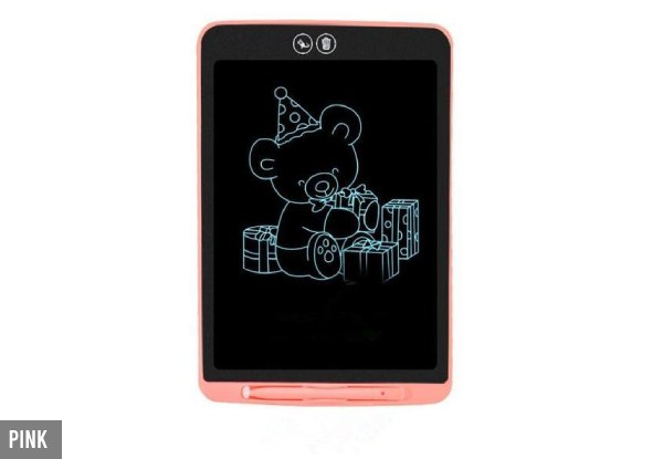 Kid's LCD Writing And Drawing Tablet - Two Colours Available