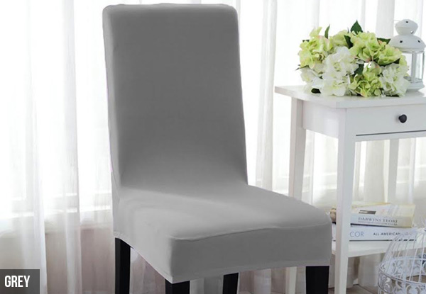 Four-Pack of Stretch Chair Slipcovers