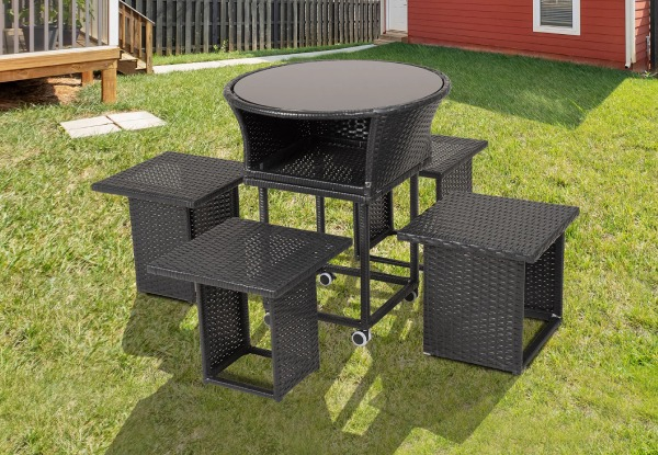 Five-Piece Enkel Outdoor Bistro Set