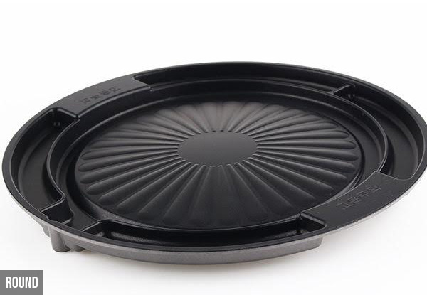 Non-Stick Stove-Top Grill Pan with Grease Drain System - Two Styles Available