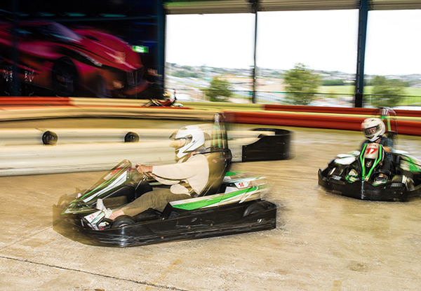 Group Booking For Eight People incl. Kart Race, Round of Mini-Golf & a Game of Laser Tag - Option For 16 People to Game Over Auckland