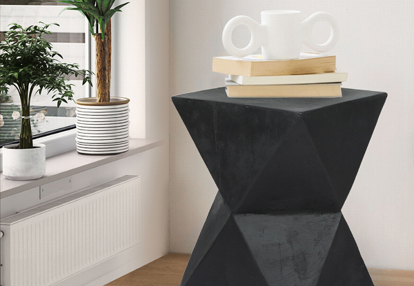 Levede Terrazzo Geometric Side Table