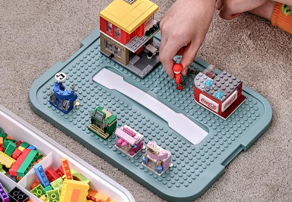 Stackable Plastic Lego Toy Storage Organiser - Two Colours Available