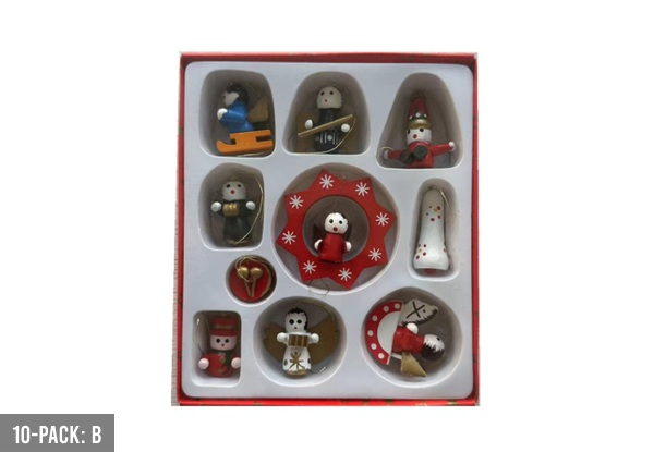 Christmas Tree Ornament Set - Seven Options Available