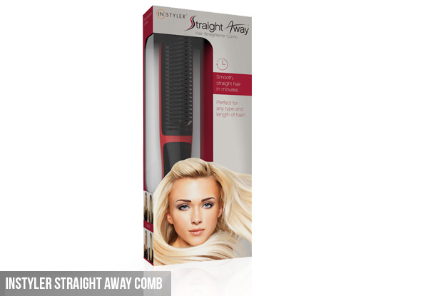 Instyler straight away hair straightener outlet brush