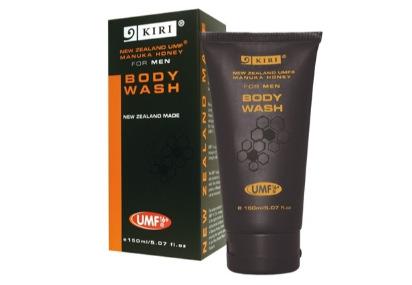 Kiri New Zealand UMF Manuka For Men Body Wash 150ml - Option for Two or Four Pack