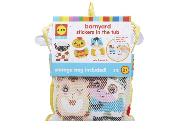 Mix & Match Barnyard Stickers for the Tub