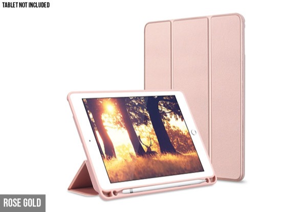 Folio Case Smart Cover Compatible with iPad Air 2, Air 1 & Pro W - Eight Colours Available