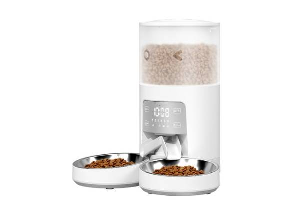 6L Automatic Pet Feeder with Voice Recorder - Two Colours Available