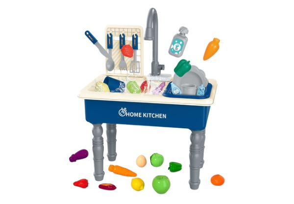 Kid's Kitchen Sink Toy Set - Two Colours Available