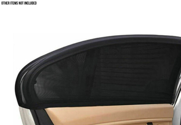 Two-Pack of Car Window UV Protection Covers