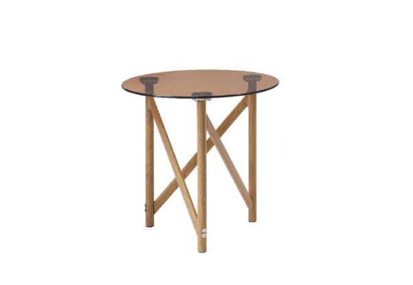 Wood & Glass Side Table - Two Styles Available