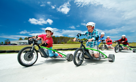$12.50 for a Drift Kart Session or $15 for 30-Minutes of Blokart Land Sailing for One Person - Options for Two, Four or Six People (value up to $180)