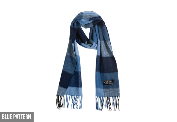 Luxurious 100% Wool Scarf - Seven Colours Available