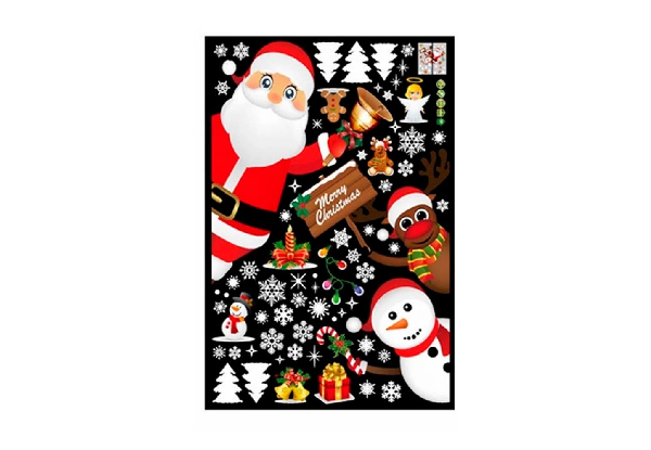 Christmas Door & Window Sticker - Option for Two-Pack