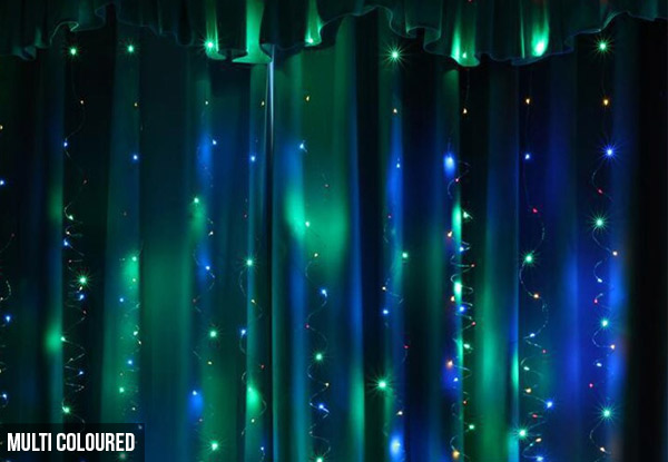 LED Icicle String Lights - Three Colours Available