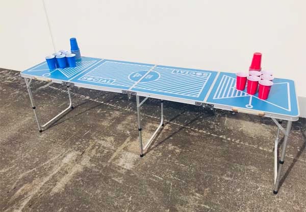 Beerpong Table With Cups & Balls
