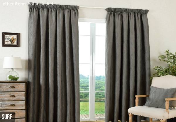 Poly-Lined Ready-Made Curtains - Choose from Six Sizes & Two Designs Available