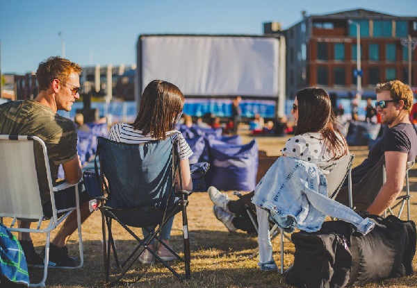 American Express Open-Air Cinema Christchurch General Admission & Popcorn for One Person - Options for Star Lounge Ticket or for Two People