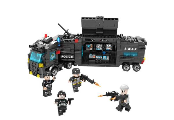 City Police Children's Building Blocks Set - Two Options Available