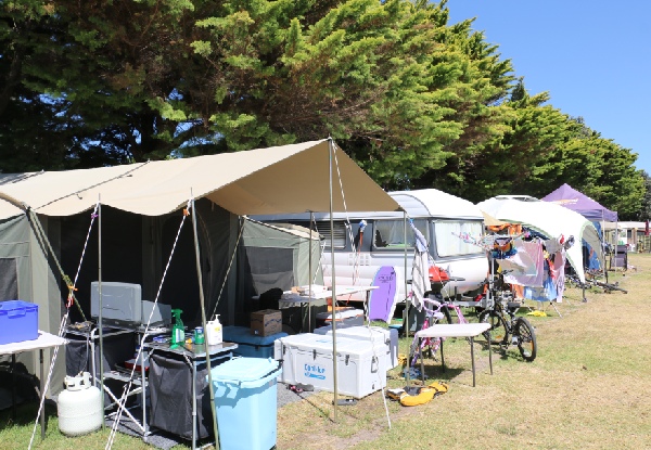 One-Night Powered Camper Van or Tent Site Stay for Two People - Option for Five-Night Stay
