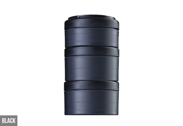 Twist & Lock Pill Storage Jar - Three Colours Available