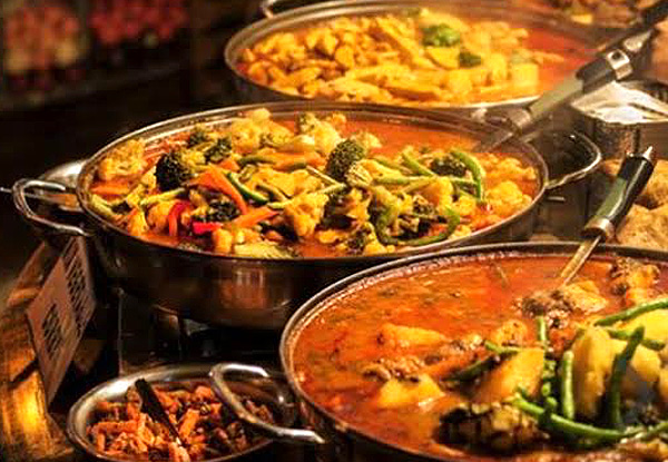 Curry Time Indian Banquet for Two People - Options for up to Six People, Valid for Lunch & Dinner