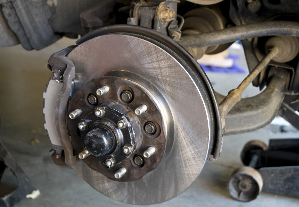 Brake Pads Replacement & Brake Fluid Change for Front or Rear Brakes - Two Locations Available