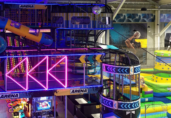 Mega Weekday Kids Deal incl. Indoor Playground Session, Arcade Card, & Meal - Option for Weekend Family Package
