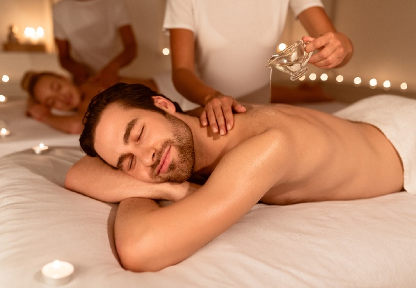 Couples Relaxation Massage Incl. Complementary Tea & Cookies - Opton For Hot Oil Massage