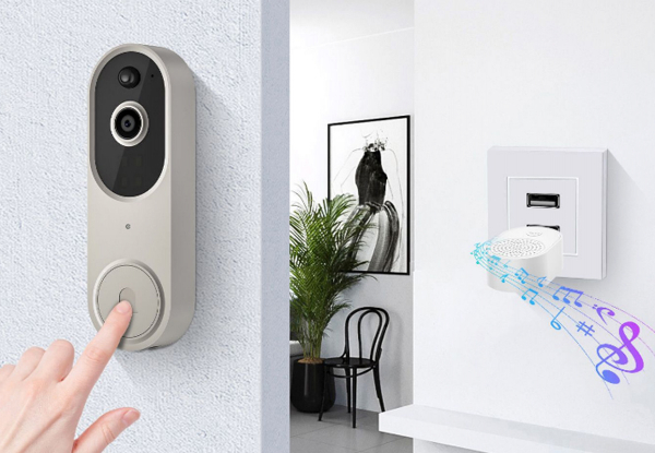 Smart Video Doorbell Camera - Two Colours Available