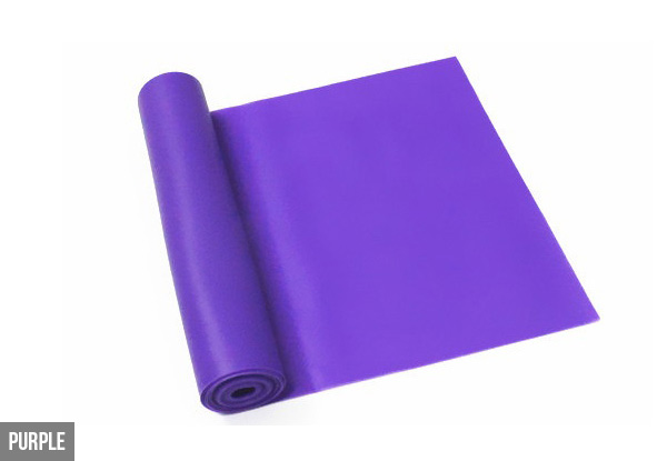 Yoga Pilates Stretch Resistance Band - Seven Colours Available