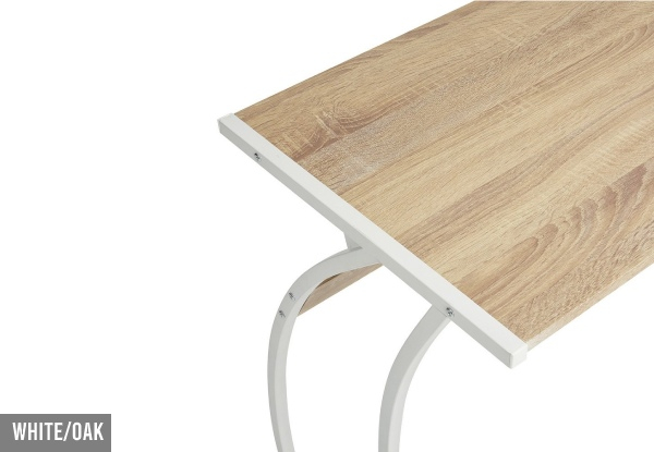 Arlette Walnut L-Shaped Corner Desk - Two Colours Available
