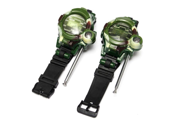 One Pair of Children's Walkie Talkie Watches - Option for Two Pairs Available with Free Metro Delivery