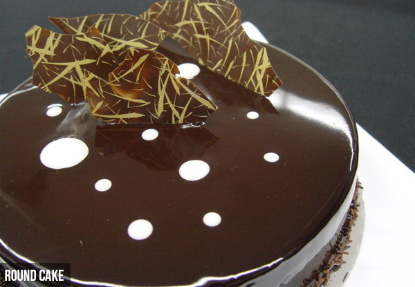 Chocolate, Vanilla or Lemon Cake - Option for Round or Rectangular