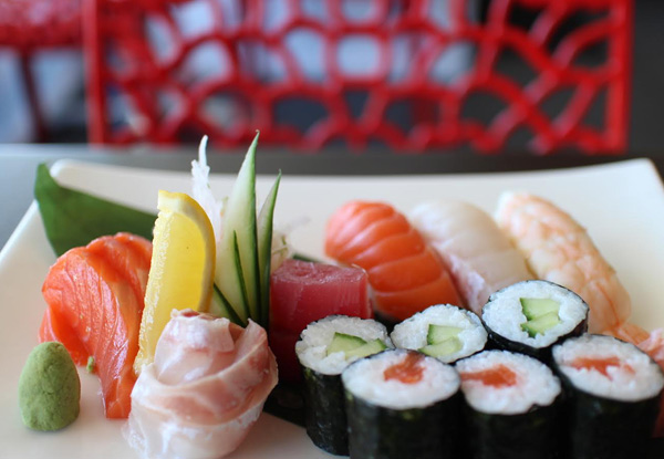 $45 Dinner Voucher for Edo Japanese Restaurant for Two People - Valid Wednesday to Sunday