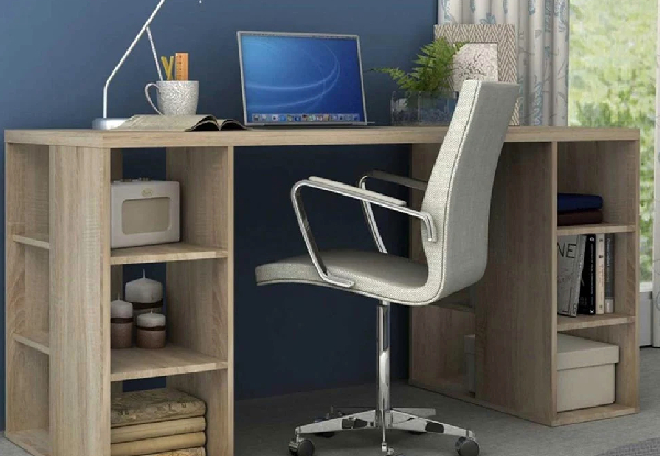 InnoOffice Computer Desk with Bookshelf