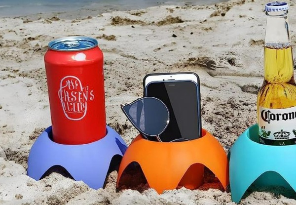 Beach Cup Holders - Option for Four-Pack