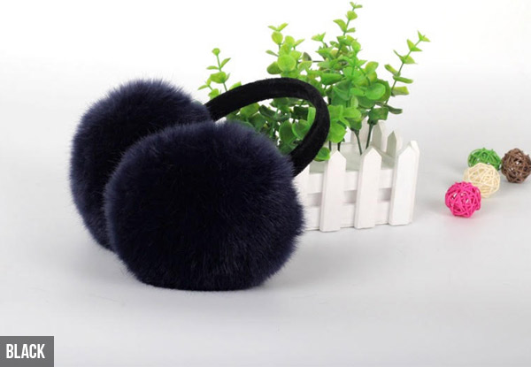 Faux Fur Ear Muffs - Eight Colours Available