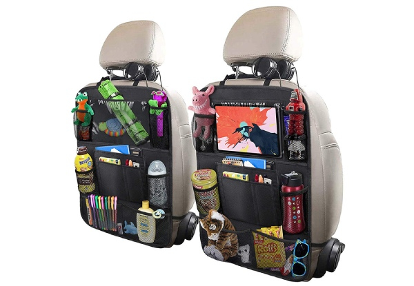 Car Seat Backrest Storage Bag - Three Colours Available