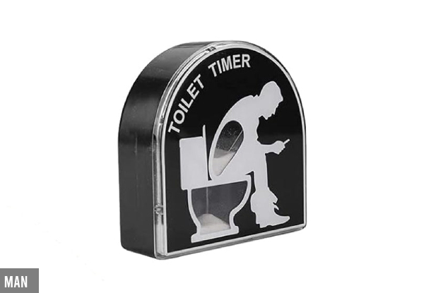 Funny Five-Minute Toilet Timer - Two Styles Available